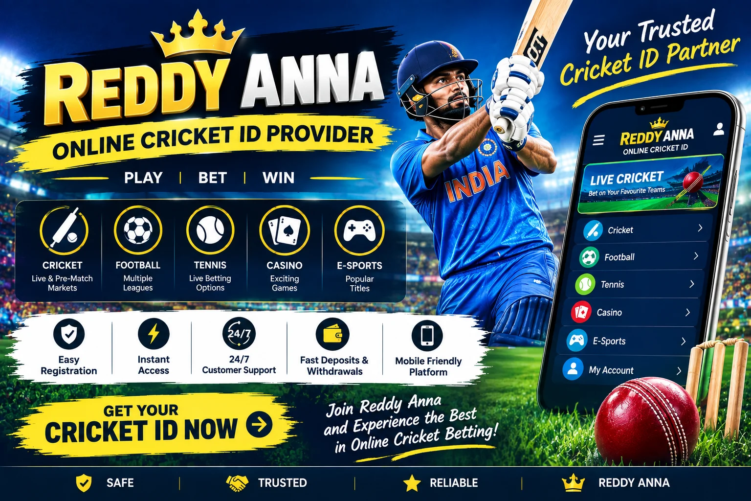 Online Cricket ID Provider Reddy Anna